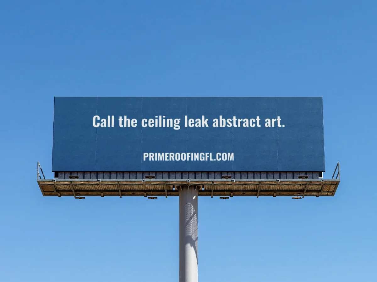 Prime Roofing highway billboard mockup on I-95 Jacksonville